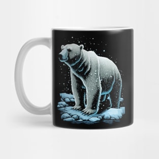 Polar Bear In The Snow Mug